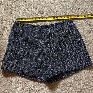 Women's Black and Gray Shorts